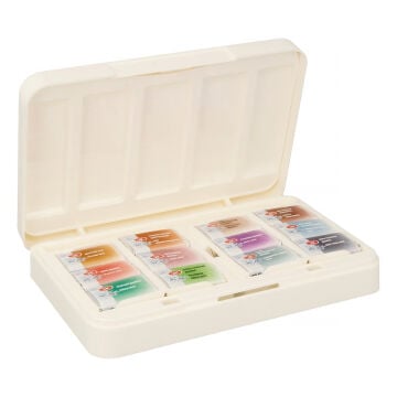 St. Petersburg White Nights Sulu Boya Tablet Seti 12x2.5ml Granulation ve Natural Earth