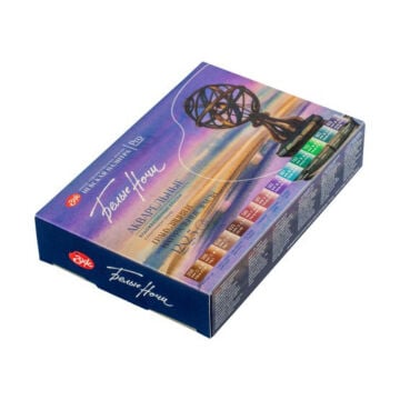 St. Petersburg White Nights Sulu Boya Tablet Seti 12x2.5ml Granulation ve Natural Earth
