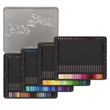Faber Castell Black Edition Kuru Boya Kalem Seti 100lü Metal Kutu