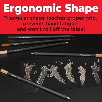 Faber Castell Black Edition Kuru Boya Kalem Seti 100lü Metal Kutu