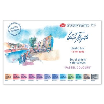 St. Petersburg White Nights Sulu Boya Tablet Seti 12x2.5ml Pastel