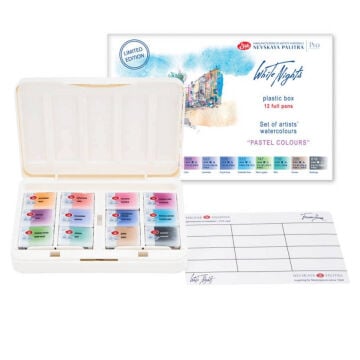 St. Petersburg White Nights Sulu Boya Tablet Seti 12x2.5ml Pastel