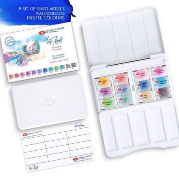 St. Petersburg White Nights Sulu Boya Tablet Seti 12x2.5ml Pastel