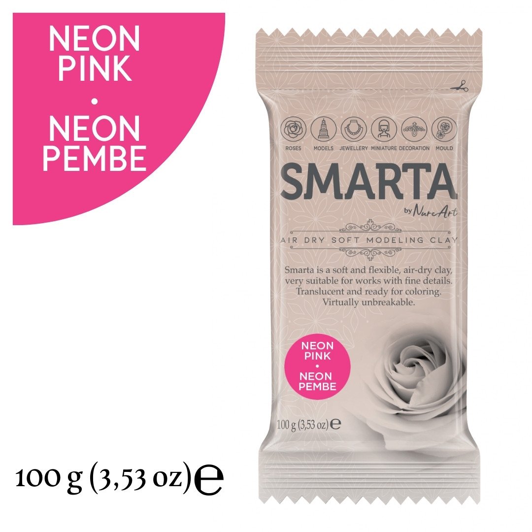 Smarta Modelleme Hamuru 100gr Neon Pembe