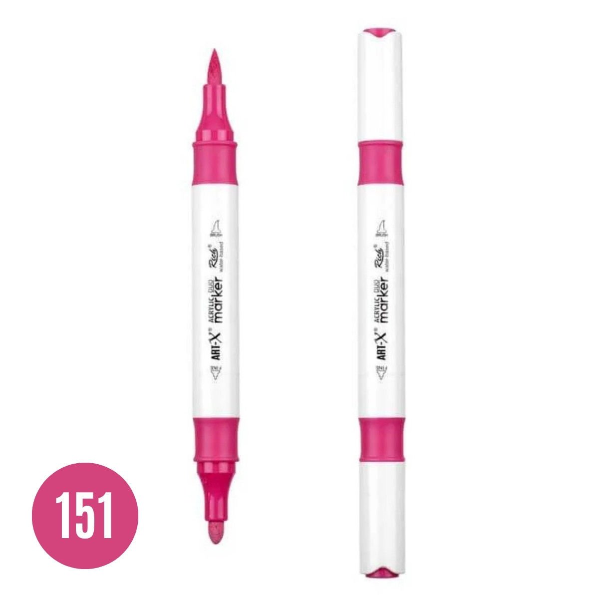 ART-X Çift Uçlu Akrilik Marker Kalem 151 Pembe