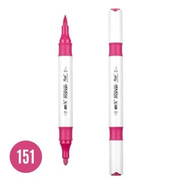 ART-X Çift Uçlu Akrilik Marker Kalem 151 Pembe