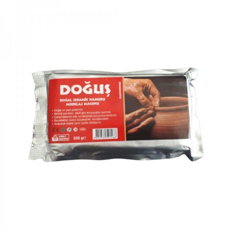 Doğuş Seramik Hamuru Kahverengi 500 Gr