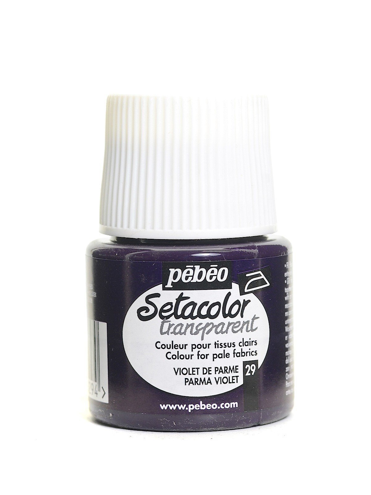 Pebeo Setacolor Light Fabric Transparan Kumaş Boyası 45ml 29 Parma Violet
