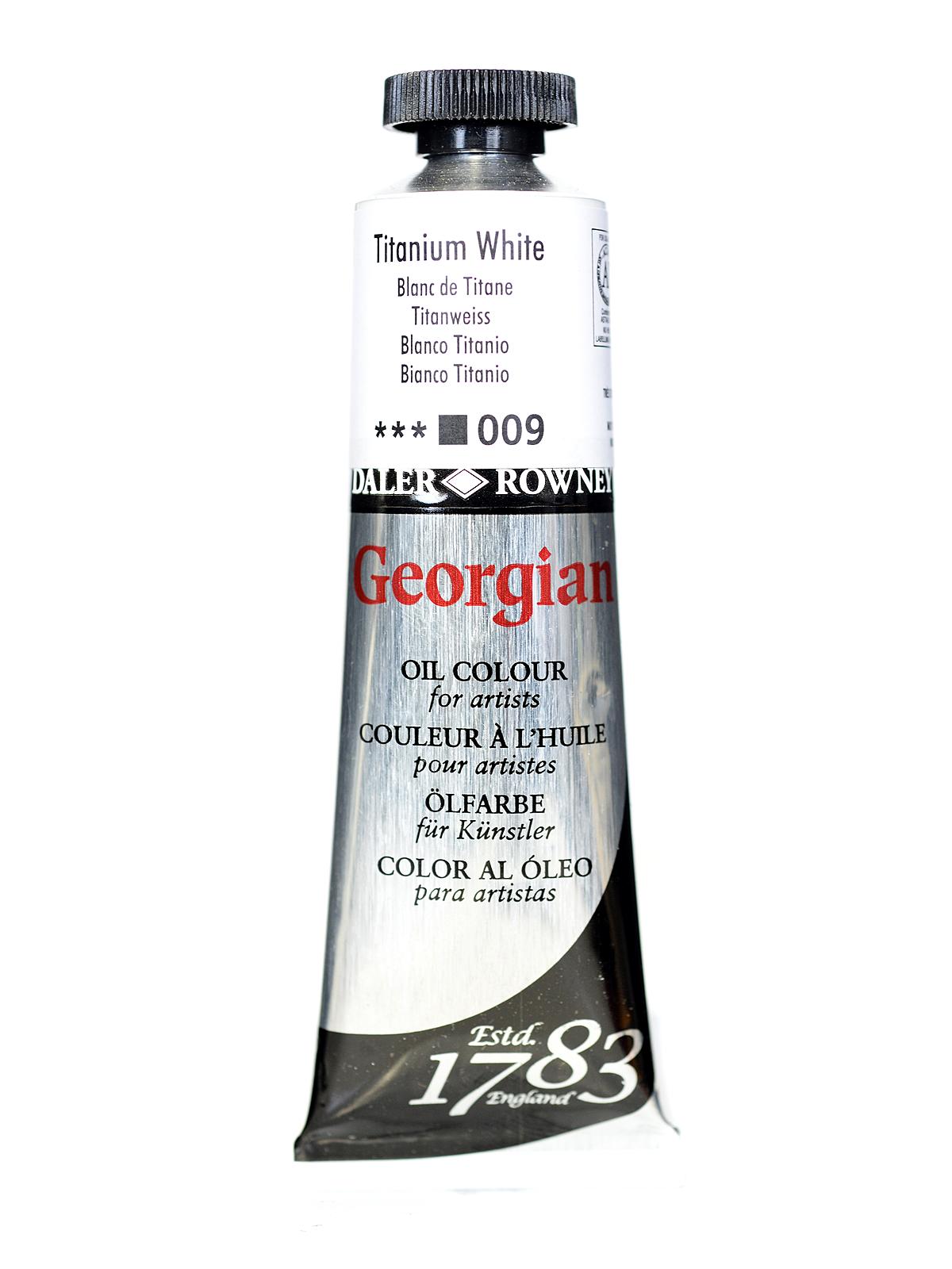 Daler Rowney Georgian Yağlı Boya 38ml 009 Titanium White