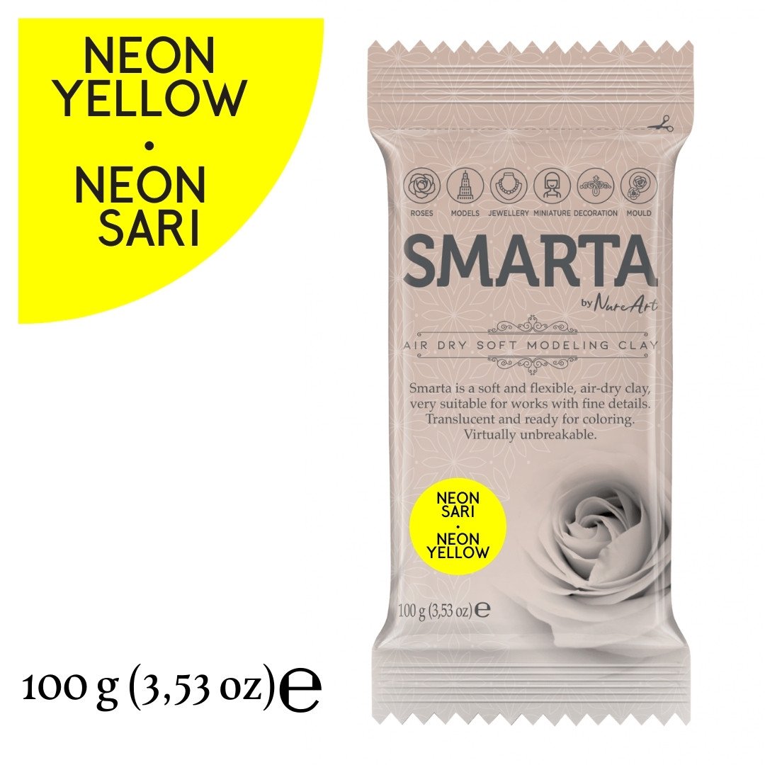 Smarta Modelleme Hamuru 100gr Neon Sarı
