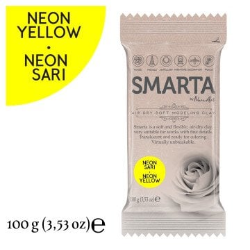 Smarta Modelleme Hamuru 100gr Neon Sarı