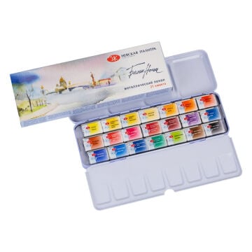 St. Petersburg White Nights Sulu Boya Tablet Seti 21x2.5ml