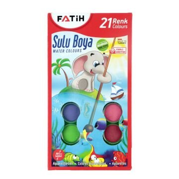 Fatih Sulu Boya Seti 21li 30mm Fırça Hediyeli