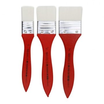 Texco 1500 Serisi Zemin Fırçası 3'lü Set Kırmızı