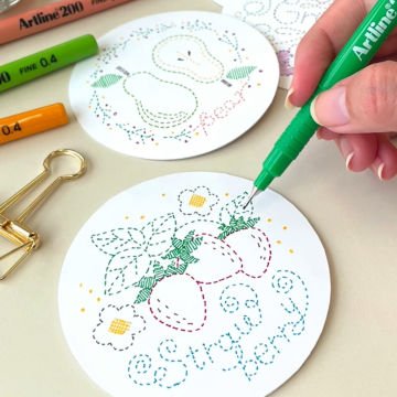 Artline 200 Fine Keçe Uçlu Yazı Kalemi 0.4mm Turuncu