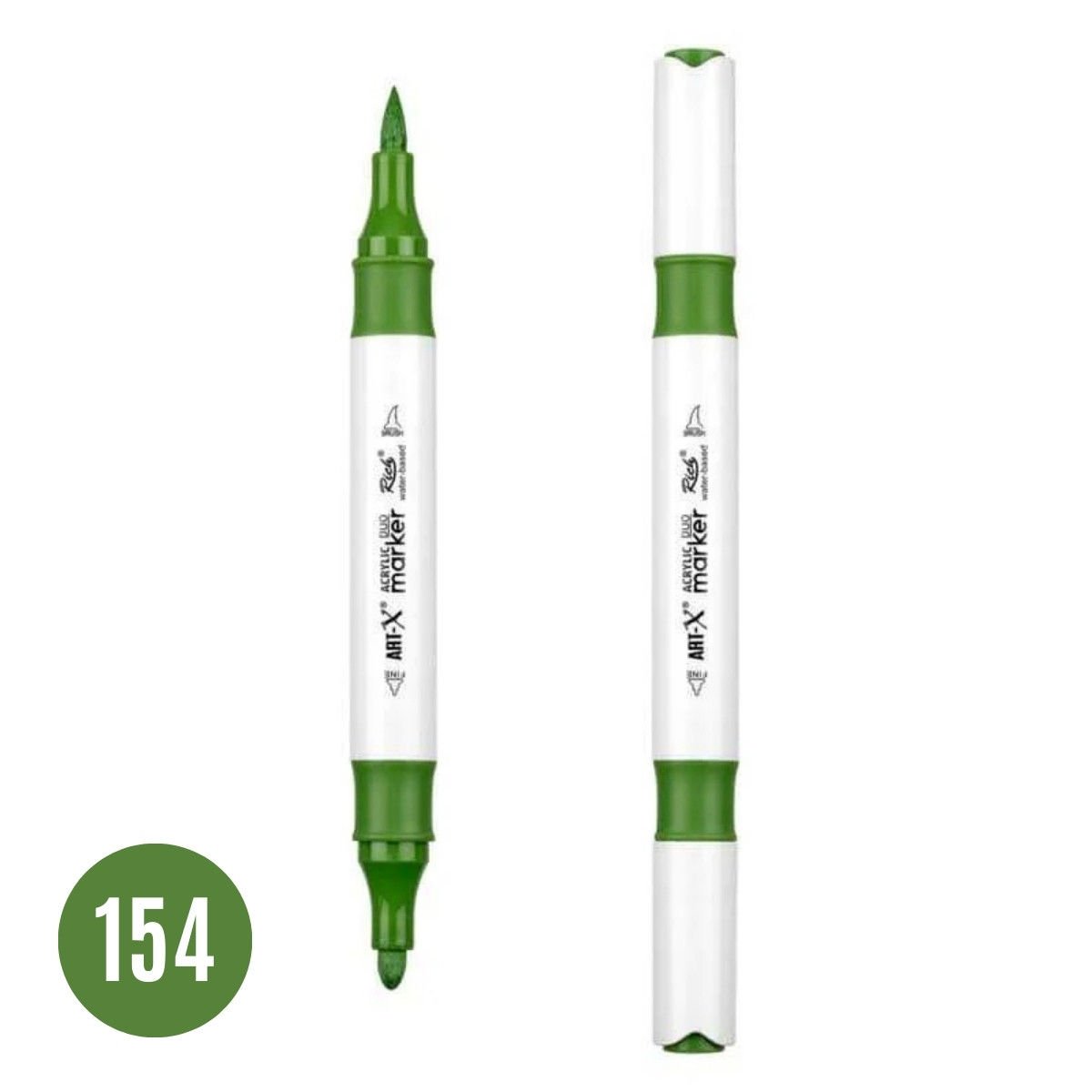 ART-X Çift Uçlu Akrilik Marker Kalem 154 Yaprak Yeşili - 50,00 TL