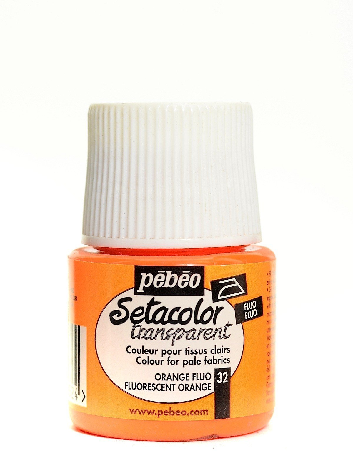 Pebeo Setacolor Light Fabric Transparan Kumaş Boyası 45ml 32 Fluorescent Orange