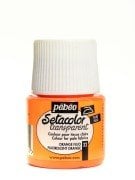 Pebeo Setacolor Light Fabric Transparan Kumaş Boyası 45ml 32 Fluorescent Orange