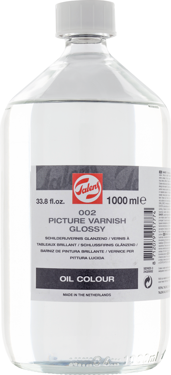 Talens Picture Varnish Glossy 002 Yağlı Boya Parlak Vernik 1000ml