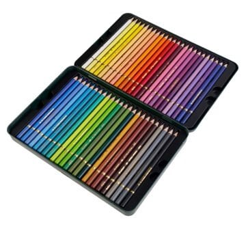 Arya Artist Profesyonel Kuru Boya Kalem Seti 48li Metal Kutu