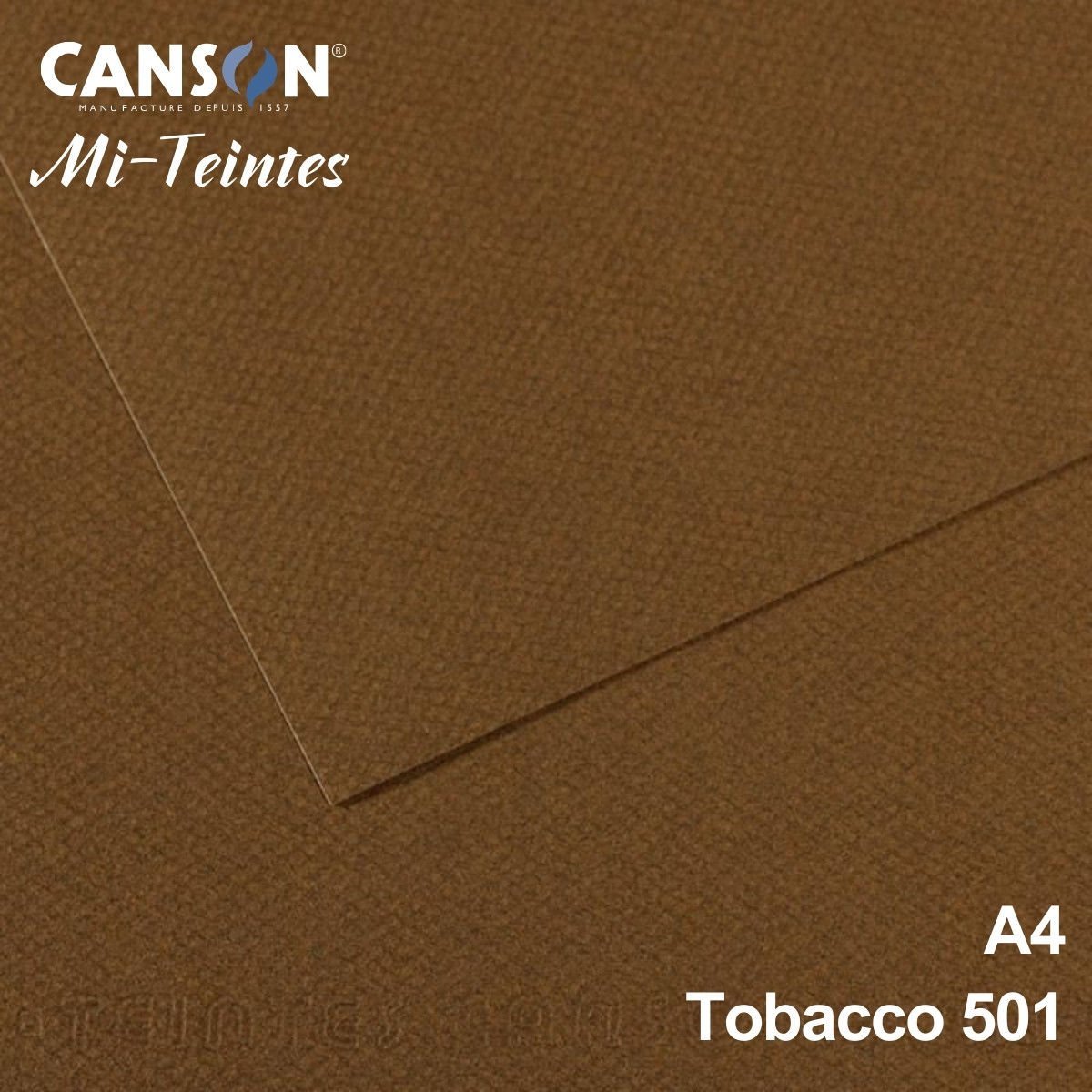 Mi-Teintes 160gr A4 501 Dark Brown 3lü