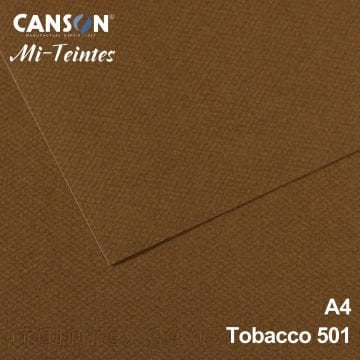Mi-Teintes 160gr A4 501 Dark Brown 3lü
