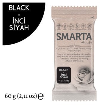 Smarta Modelleme Hamuru 60gr İnci Siyah