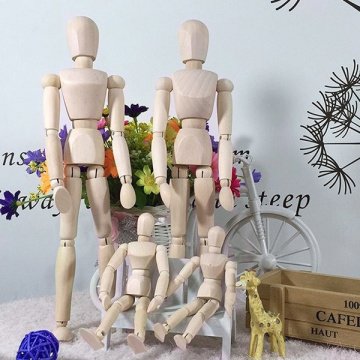 Art Design Ahşap Model Manken Erkek Figürü 30cm