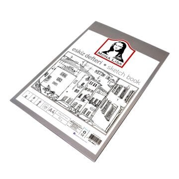 Mona Lisa Sketch Sert Kapak Eskiz Defteri A4 95gr 20yp