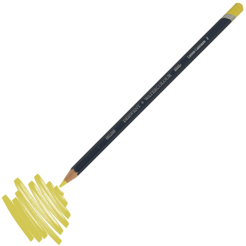 Derwent Watercolour Suluboya Kalemi 02 Lemon Cadmium