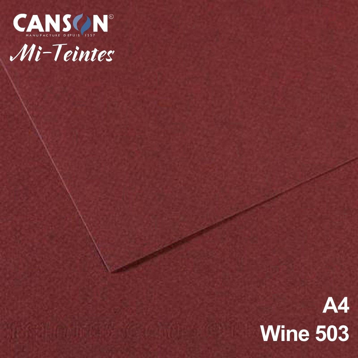 Mi-Teintes 160gr A4 503 Wine 3lü