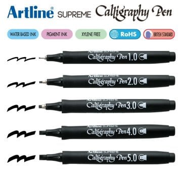 Artline Supreme Kaligrafi Kalemi 4.0 Sepya