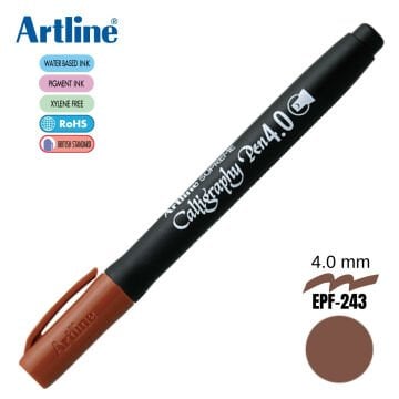 Artline Supreme Kaligrafi Kalemi 4.0 Sepya