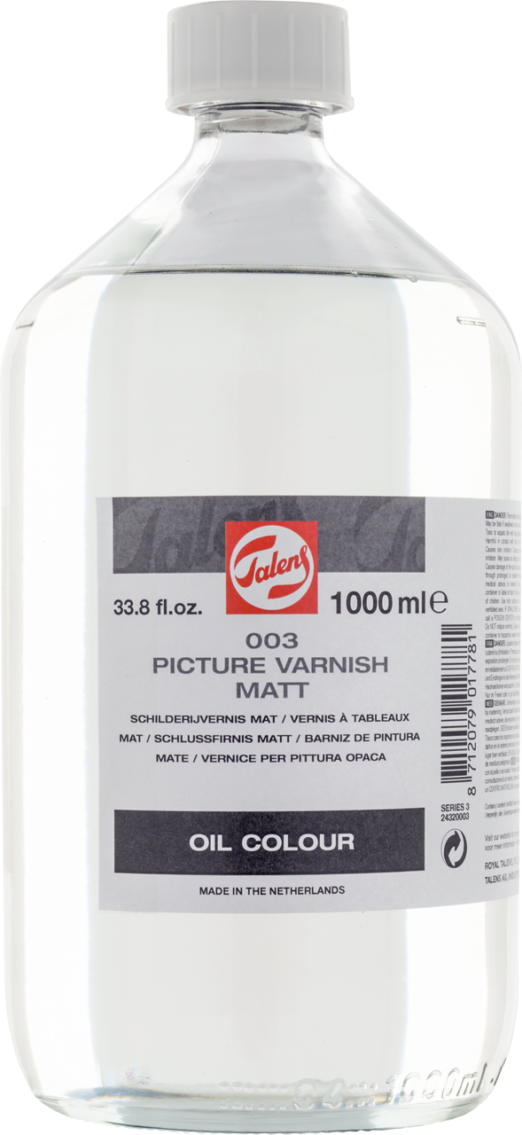 Talens Picture Varnish Matt 003 Yağlı Boya Mat Vernik 1000ml