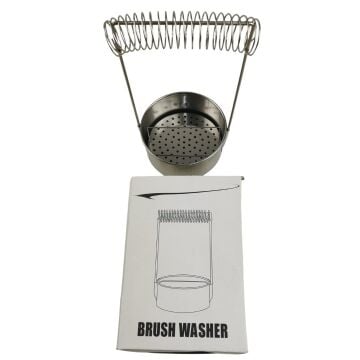 Lutart Çelik Fırça Yıkama Kabı 10cm