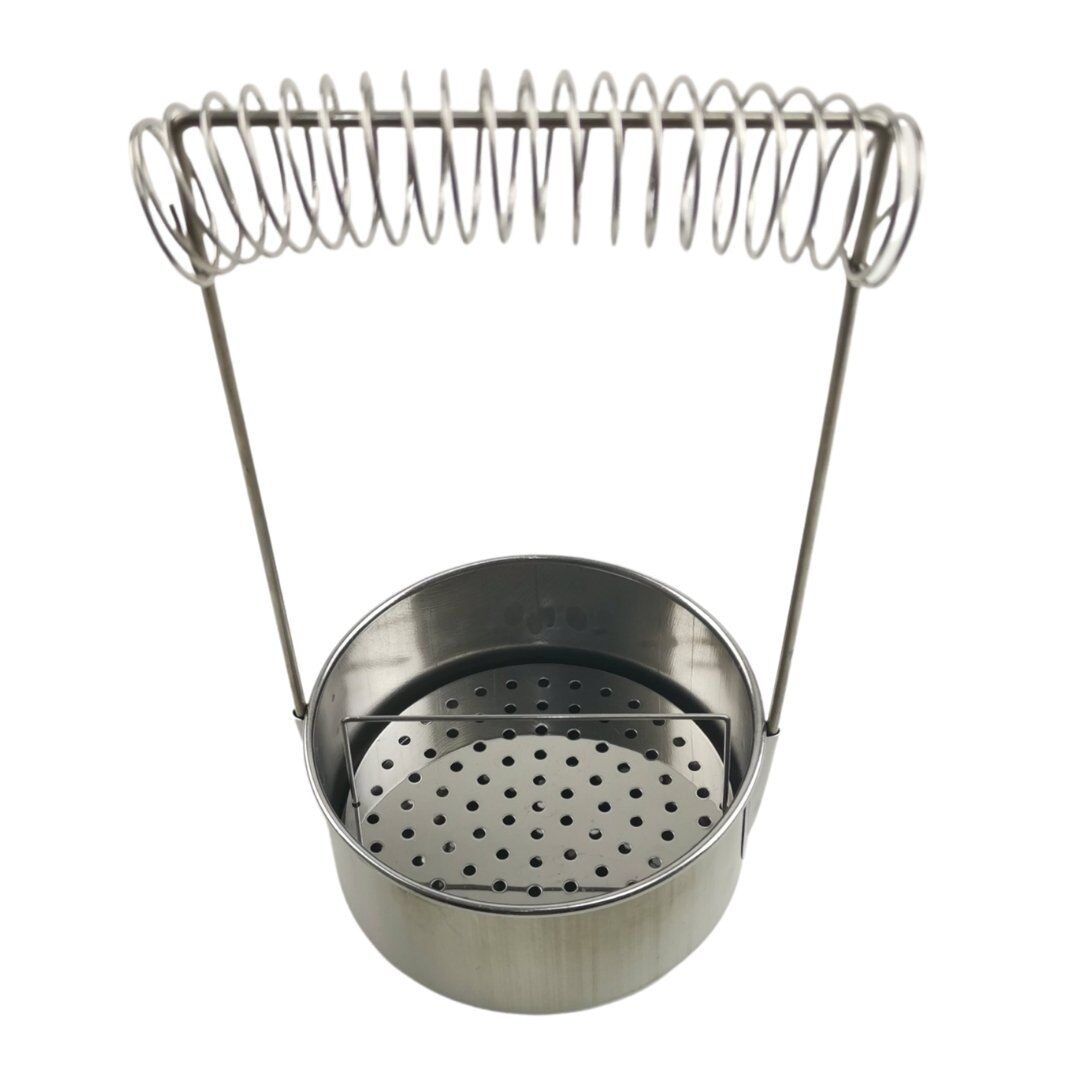 Lutart Çelik Fırça Yıkama Kabı 10cm