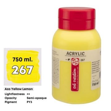 Art Creation Akrilik Boya 750ml 267 Azo Yellow Lemon