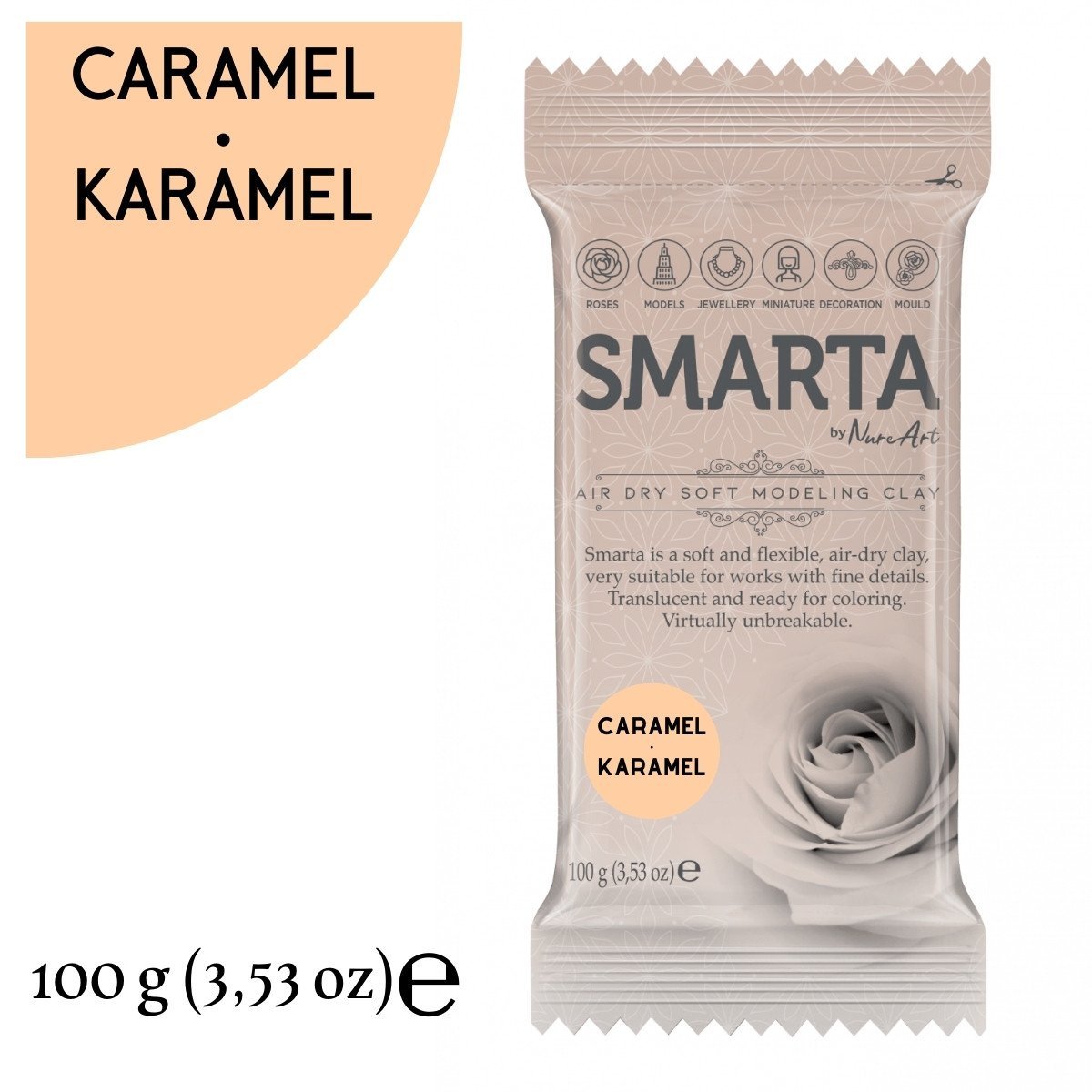 Smarta Modelleme Hamuru 100gr Karamel