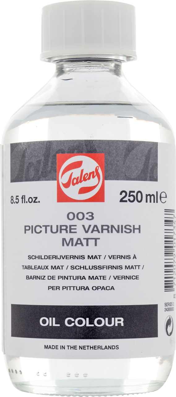 Talens Picture Varnish Matt 003 Yağlı Boya Mat Vernik 250ml