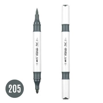 ART-X Çift Uçlu Akrilik Marker Kalem 205 Koyu Gri