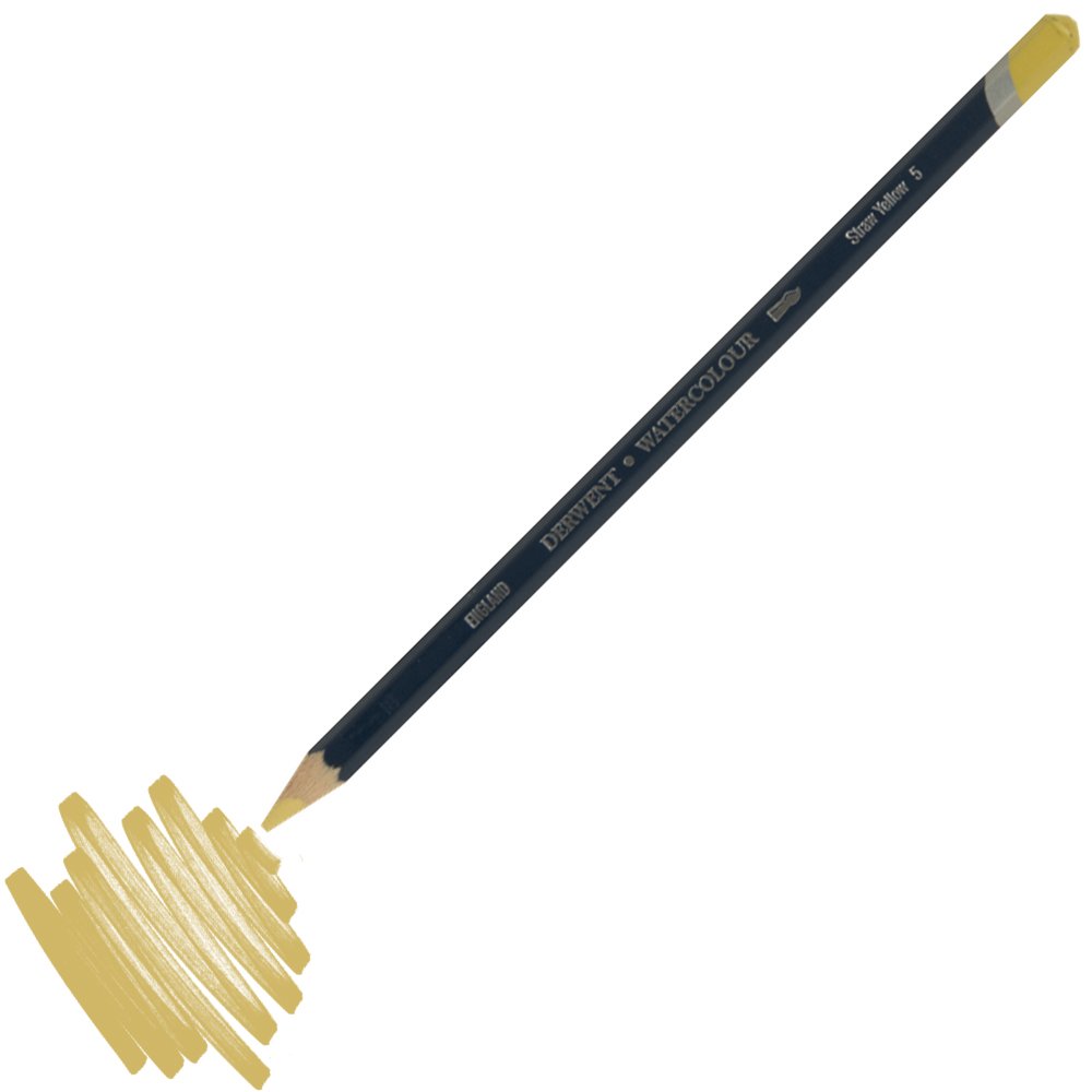 Derwent Watercolour Suluboya Kalemi 05 Straw Yellow