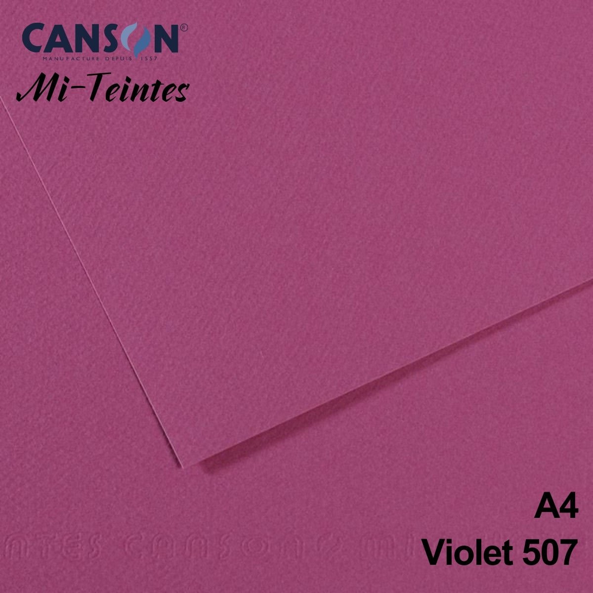 Mi-Teintes 160gr A4 507 Violet 3lü
