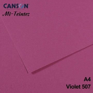 Mi-Teintes 160gr A4 507 Violet 3lü