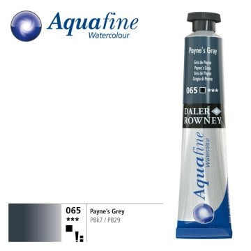 Daler Rowney Aquafine Tüp Sulu Boya 8ml 065 Paynes Grey
