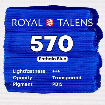Art Creation Akrilik Boya 750ml 570 Phthalo Blue