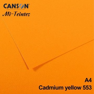 Mi-Teintes 160gr A4 553 Bright Yellow 3lü