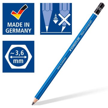 Staedtler Mars Lumograph 100 Derecel Eskiz Kalem Seti 24lü Metal Kutu