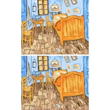 Sayılarla Boyama Seti Numaralı Tuval Boyama 40x50cm - Bedroom