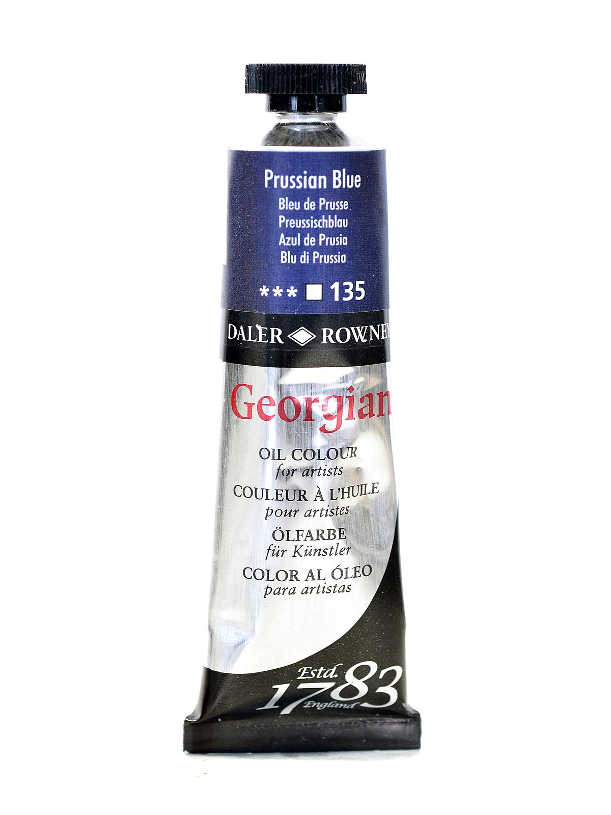 Daler Rowney Georgian Yağlı Boya 38ml 135 Prussian Blue