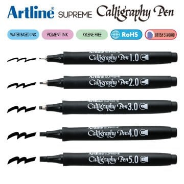 Artline Supreme Kaligrafi Kalemi 3.0 Kırmızı